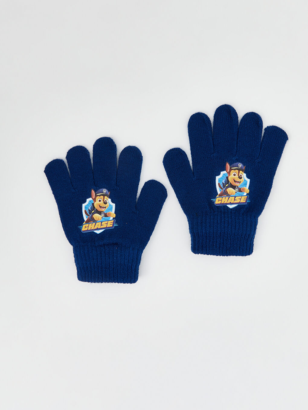 Mavi Paw Patrol Baskılı Erkek Çocuk Triko Eldiven