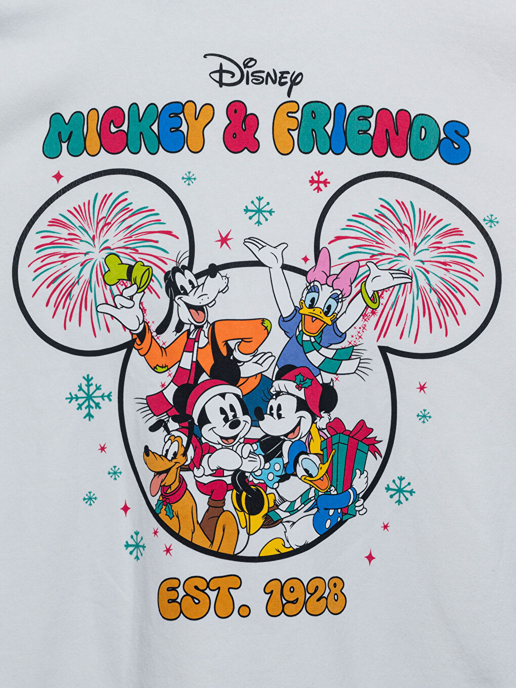 XSIDE Crew Neck Mickey Mouse Printed Oversize Women's Sweatshirt -W4DV93Z8-R9J