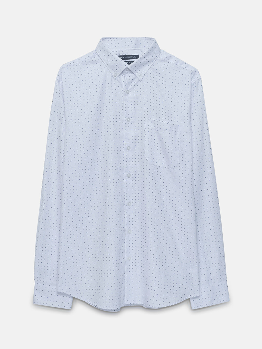 LCWAIKIKI Formal Regular Fit Long Sleeve Printed Shirt -W4DV96Z8-LU7