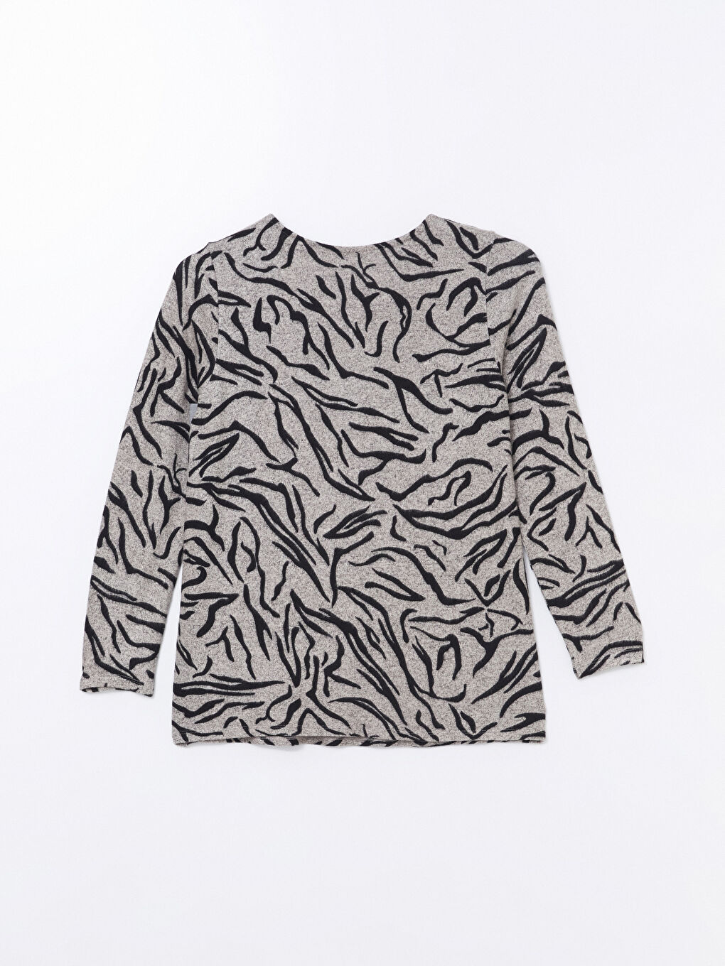 LCW Grace Rundhalsausschnitt Gemusterte Bluse für Damen -W4DY02Z8-LQB