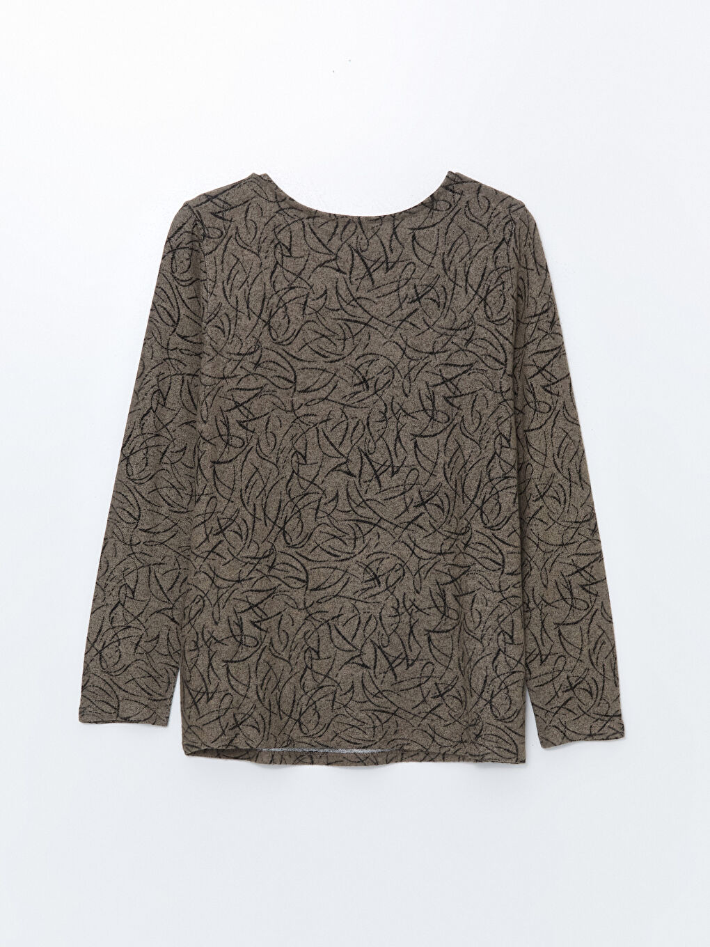 LCW Grace Rundhalsausschnitt Gemusterte Bluse für Damen -W4DY02Z8-LQC