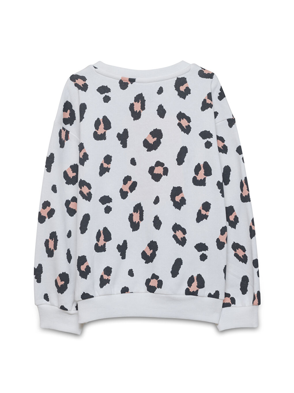 LCW Kids Crew Neck Girl's Thick Sweatshirt -W4DY28Z4-LRA