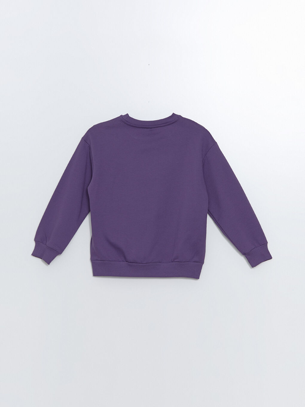 LCW Kids Açık Mor Bisiklet Yaka Kız Çocuk Kalın Sweatshirt - 2