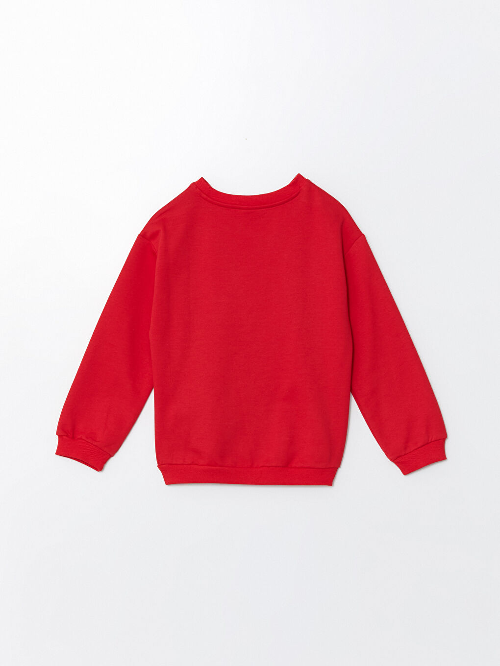 LCW Kids Kırmızı Bisiklet Yaka Kız Çocuk Kalın Sweatshirt - 2