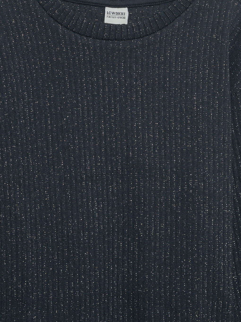 Crew Neck Long Sleeve Girls' T-Shirt -W4DY50Z4-CVL