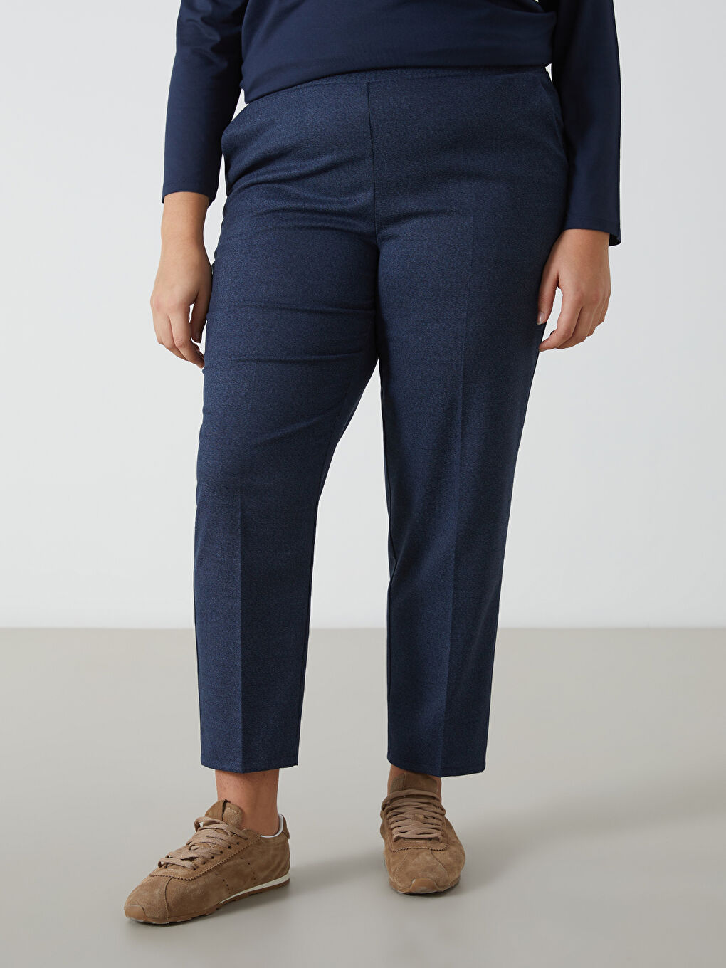 LCW Grace Elasticated Waist Women's Trousers -W4DY90Z8-YGH
