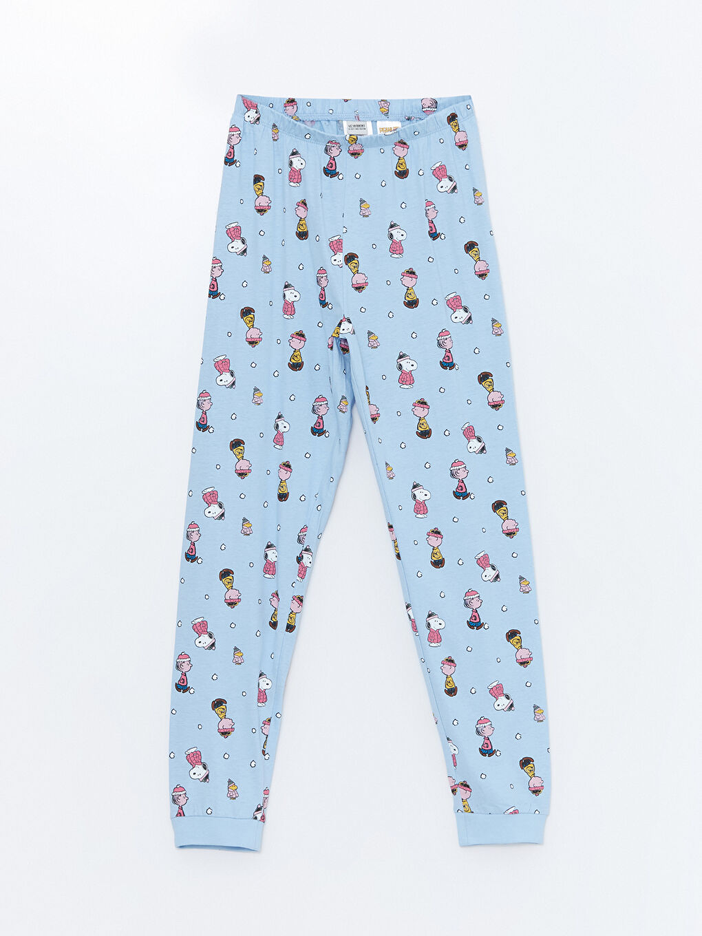 LCW Kids Crew Neck Snoopy Printed Girls' Pyjama Set -W4EA16Z4-QXB