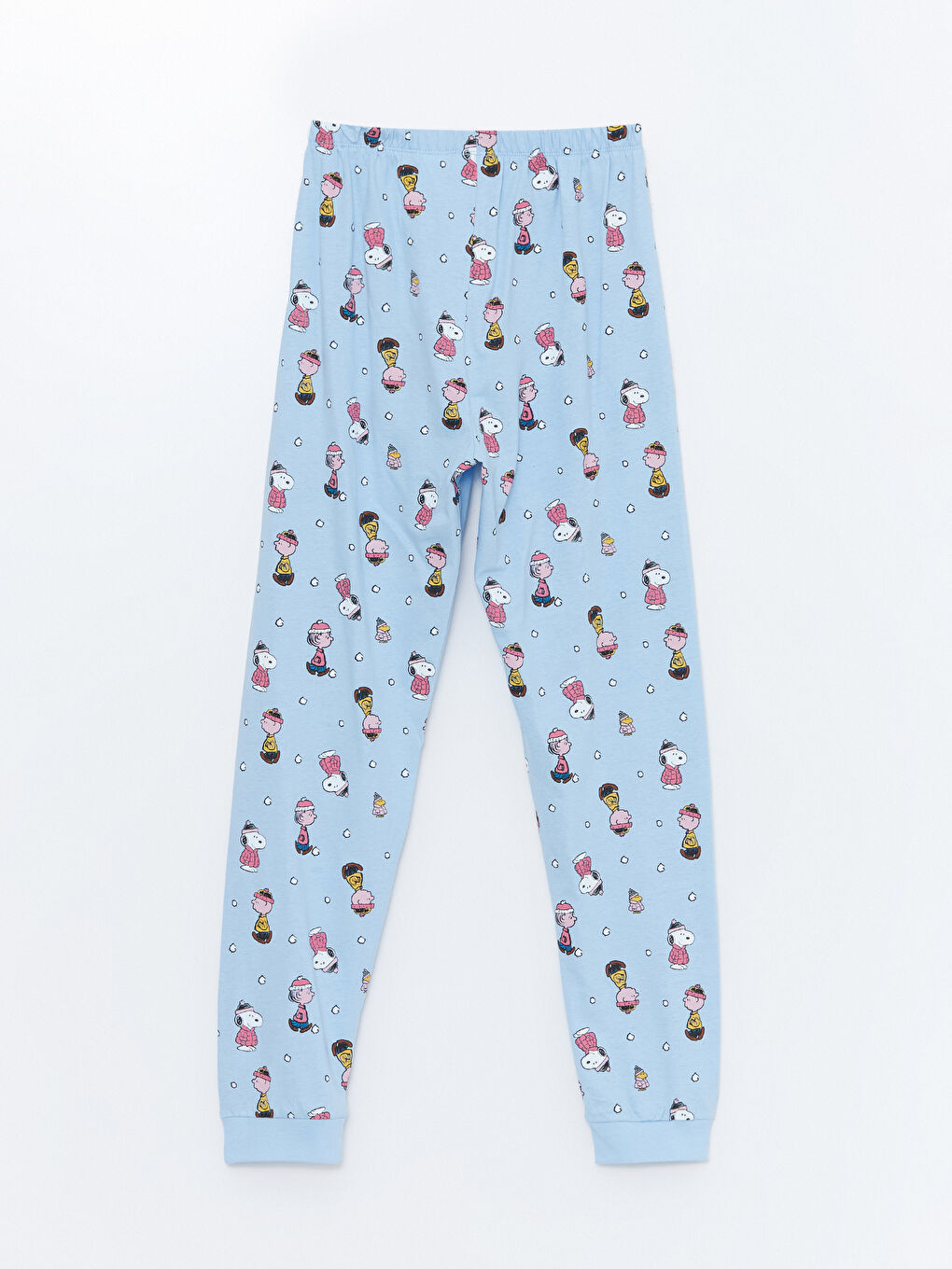 LCW Kids Crew Neck Snoopy Printed Girls' Pyjama Set -W4EA16Z4-QXB