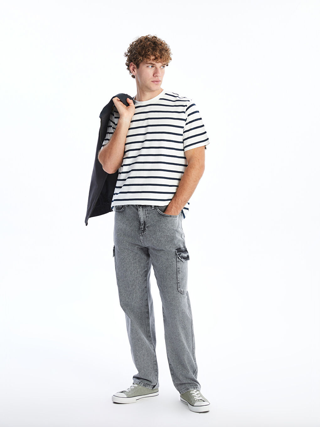 Baggy Fit Men's Jeans -W4EA53Z8-GRD