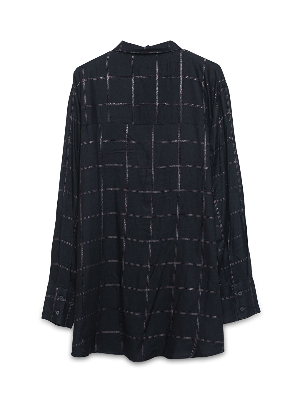 Plaid Women's Shirt Tunic-1