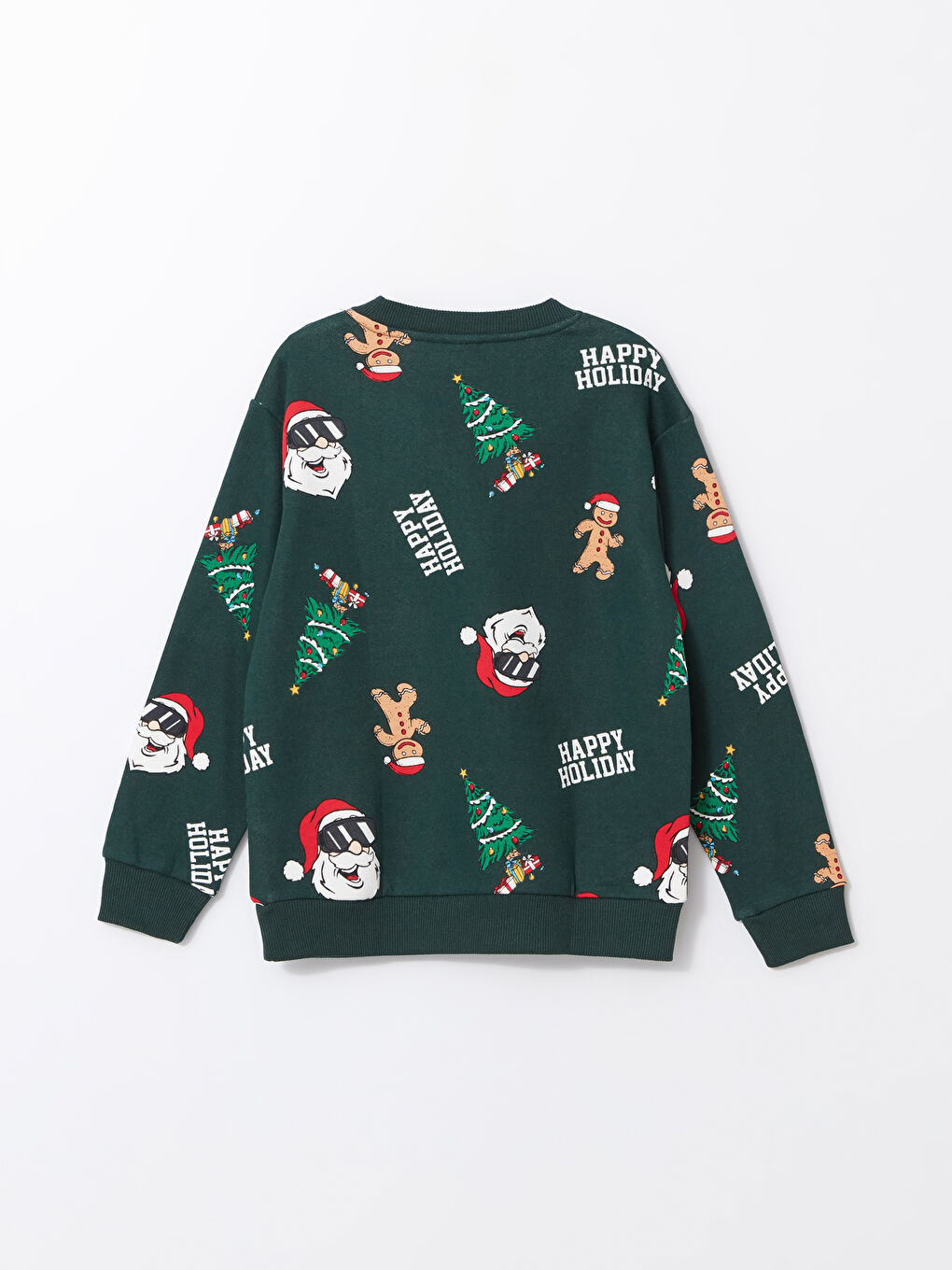 LC Waikiki Crew Neck Christmas Themed Boys' Thick Tracksuit Set -W4EC12Z4-LRR