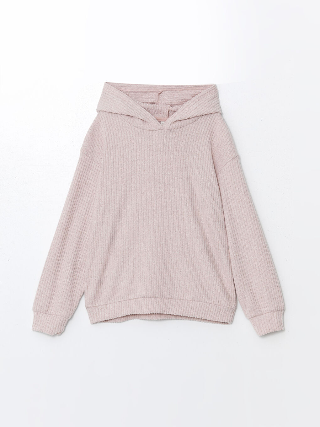 LCW Kids Pembe Kapüşonlu Kız Çocuk Sweatshirt