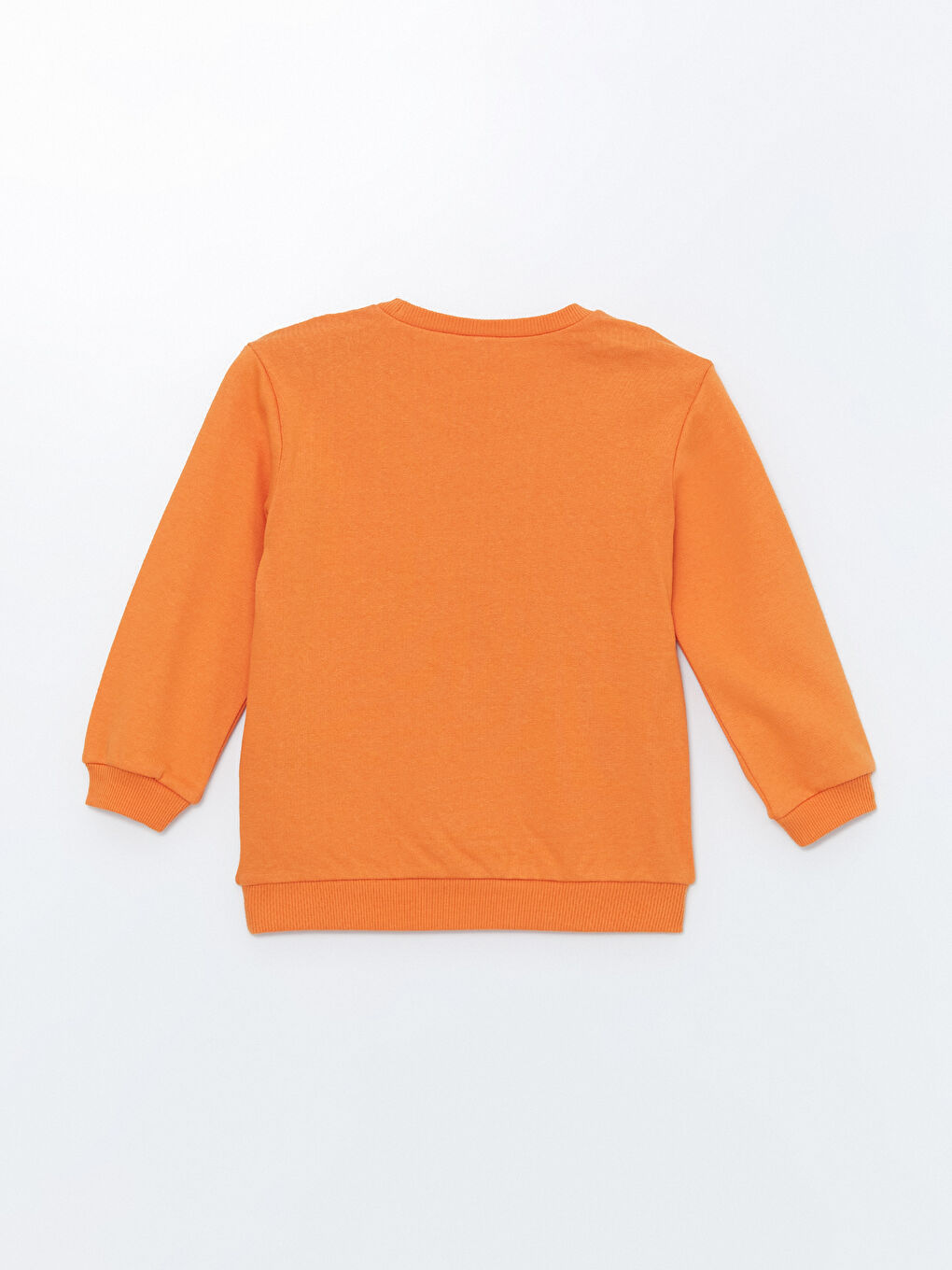 LCW Kids Turuncu Bisiklet Yaka Uzun Kollu Erkek Bebek Sweatshirt ve Eşofman Alt 2'li Takım - 2