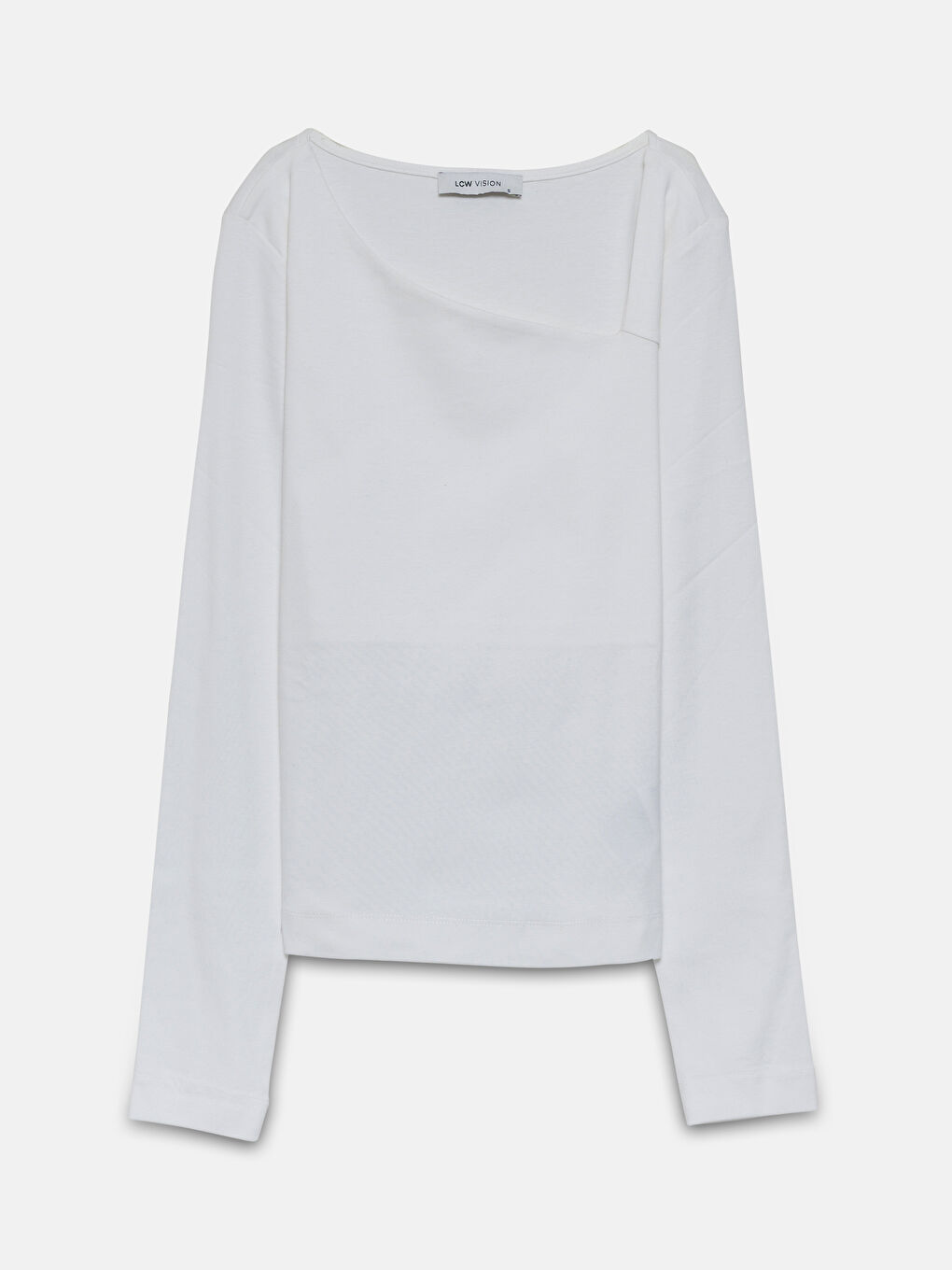 LCW Vision Asymmetric V Neck Women's Blouse -W4EC98Z8-L7Y