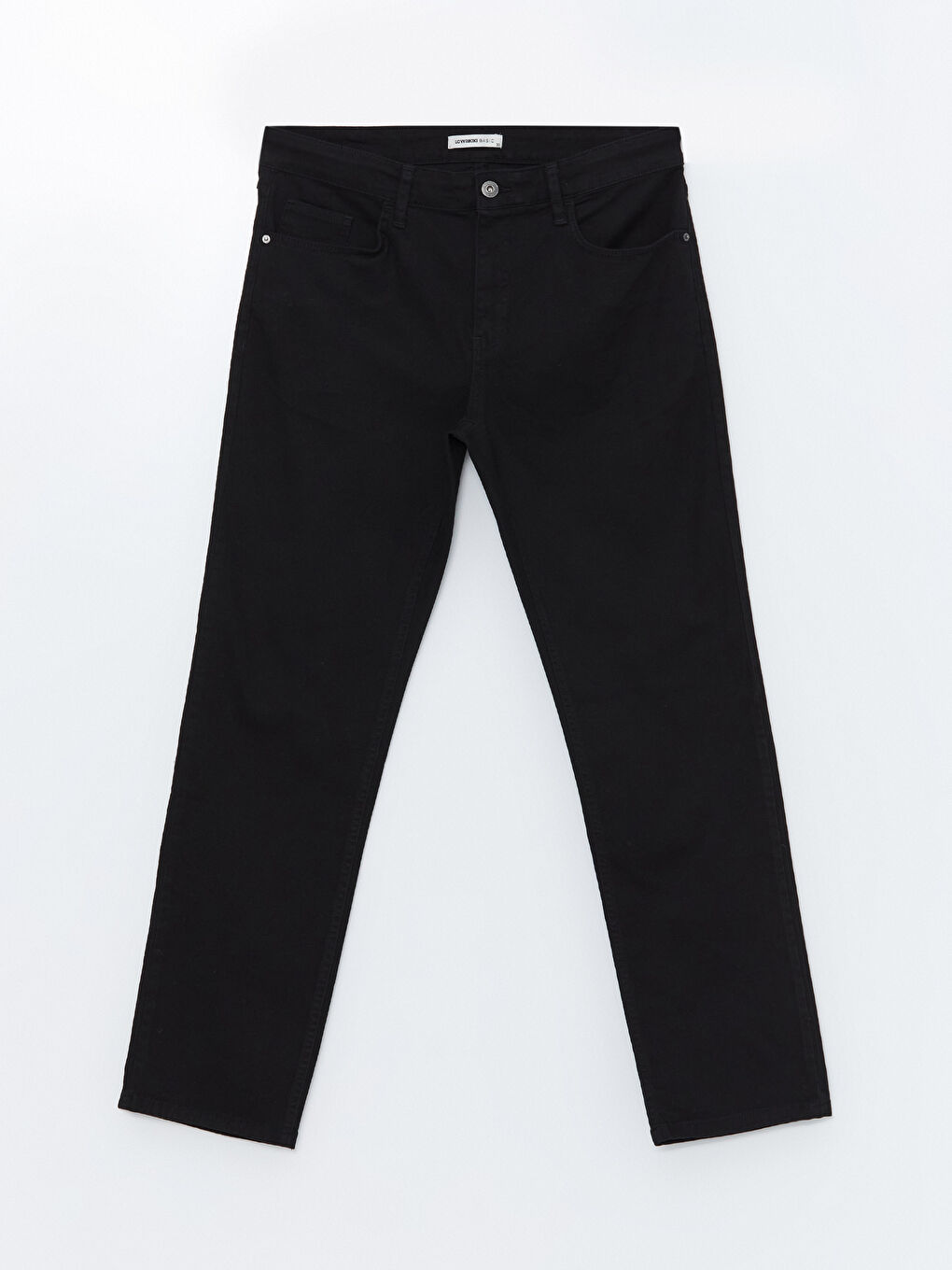 LCWAIKIKI Basic Yeni Siyah Standart Kalıp Gabardin Erkek Chino Pantolon - 4