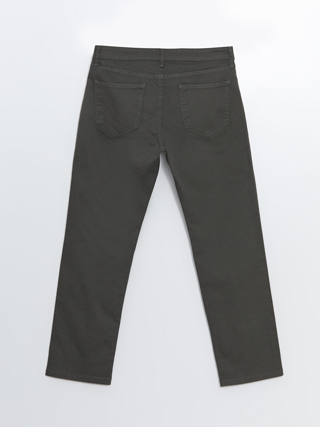 LCWAIKIKI Basic Mat Yeşil Standart Kalıp Gabardin Erkek Chino Pantolon - 5