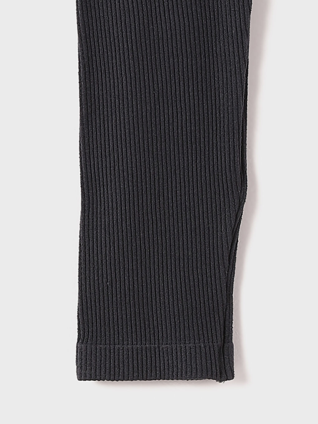 Plain Waistband Women's Ribbed Leggings -W4EE75Z8-HKS