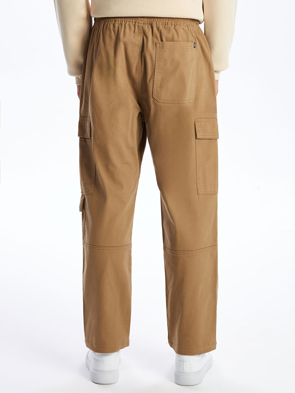 LCW Casual Kahverengi Standart Kalıp Gabardin Erkek Kargo Pantolon - 3