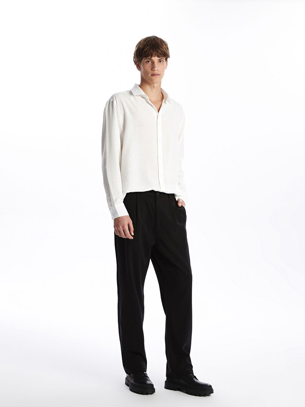 Muške chino pantalone širokog kroja -W4EF13Z8-RQL