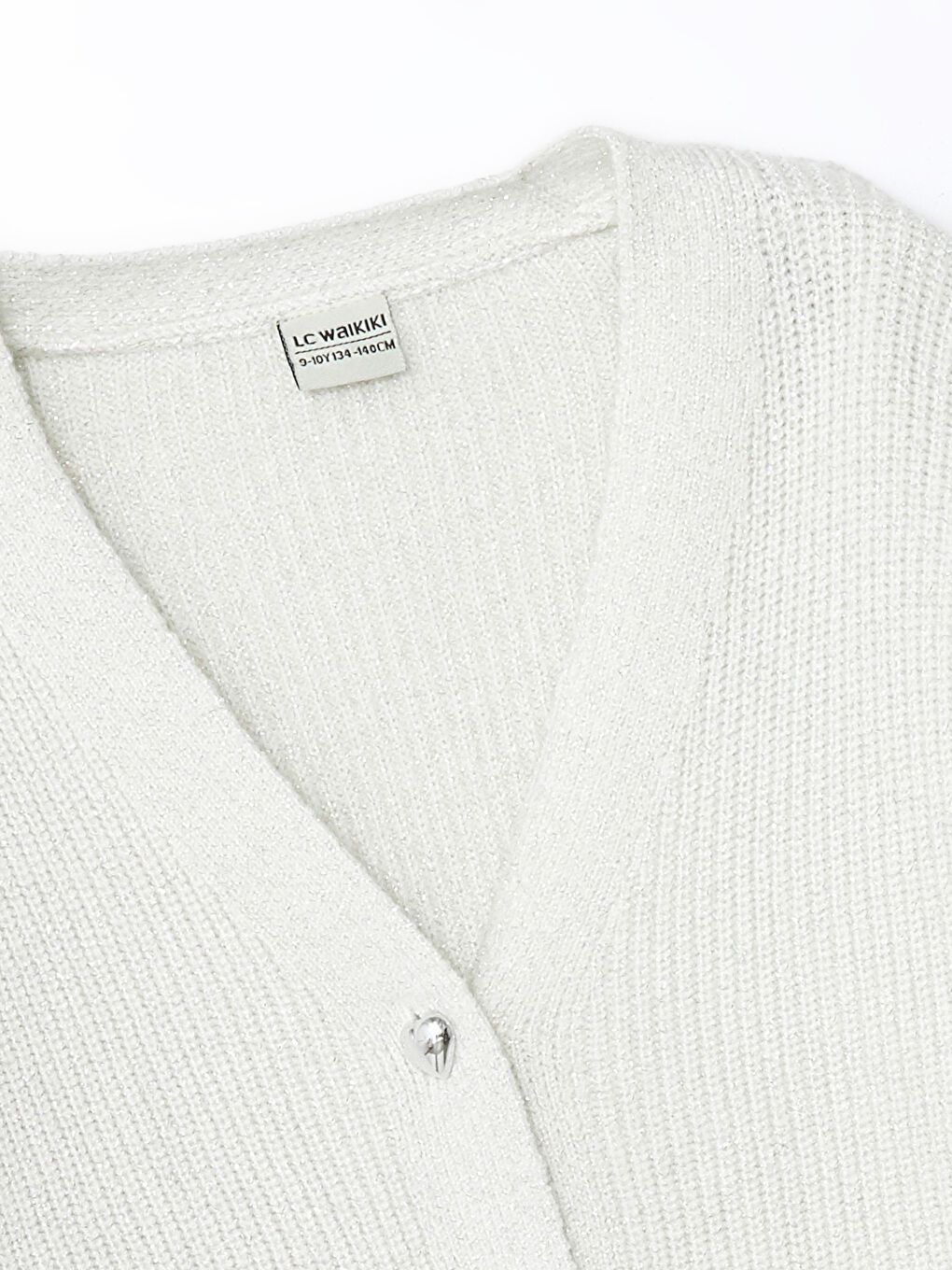 LCW Kids Cardigan en Tricot à Encolure en V pour Filles -W4EF23Z4-SGG
