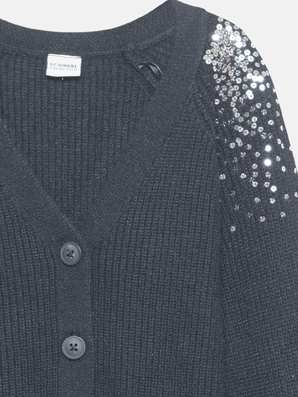 LCW Kids V Neck Girls' Knitwear Cardigan -W4EF26Z4-CVL