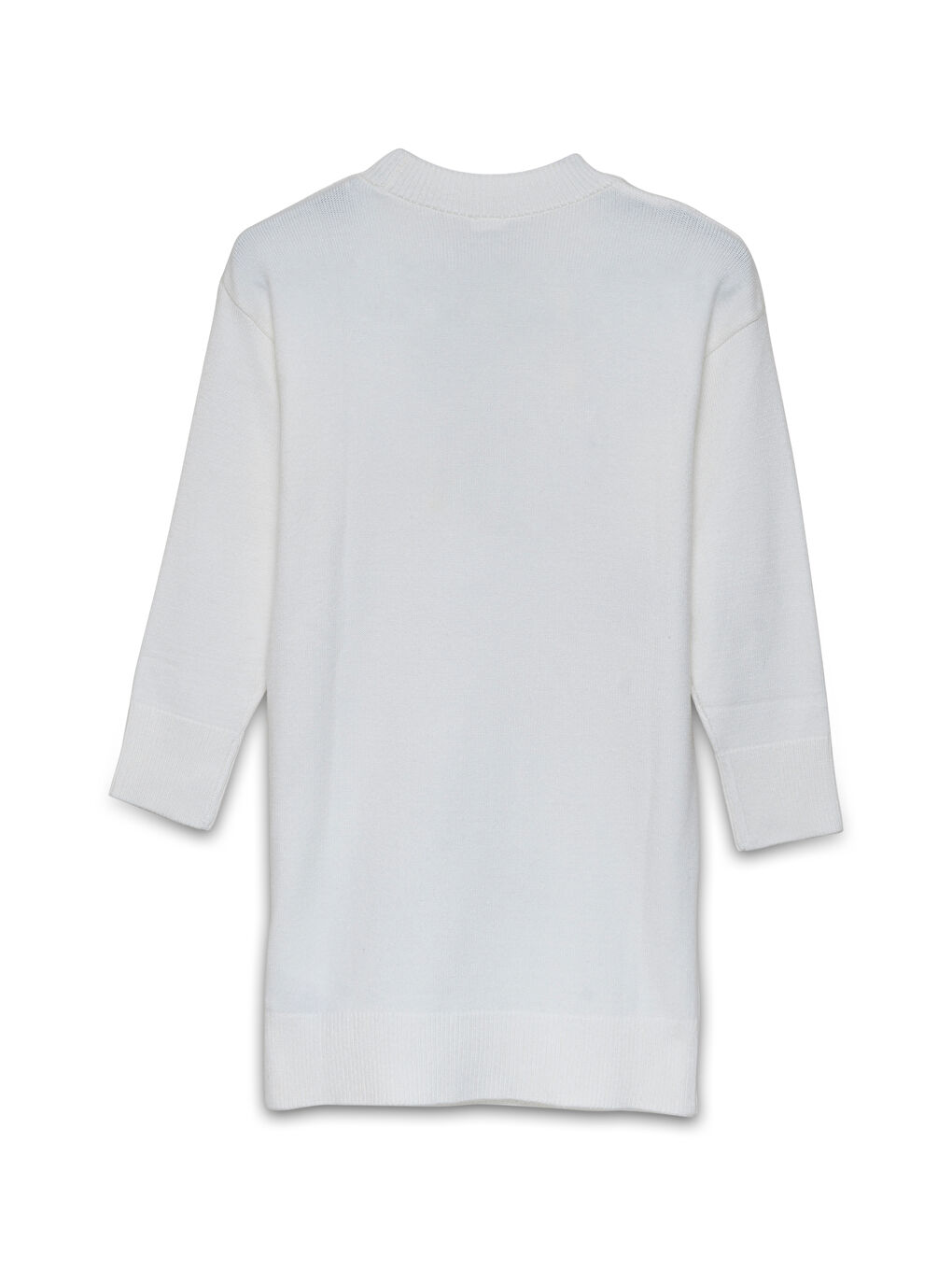 Crew Neck Girls' Knitwear Dress -W4EF36Z4-FDW