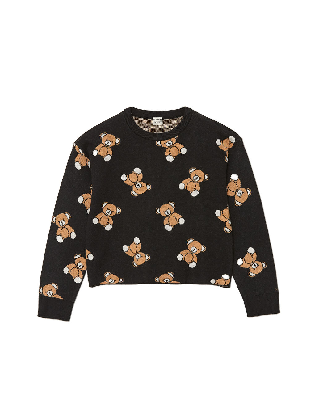 LCW Kids Crew Neck Girls' Knitwear Sweater -W4EF42Z4-MHS
