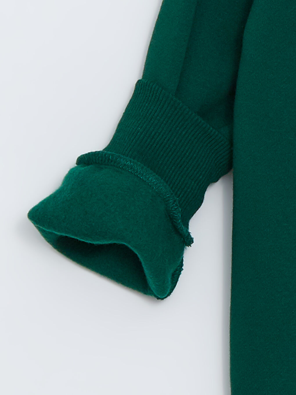 Yeşil Kapüşonlu Erkek Çocuk Sweatshirt-2