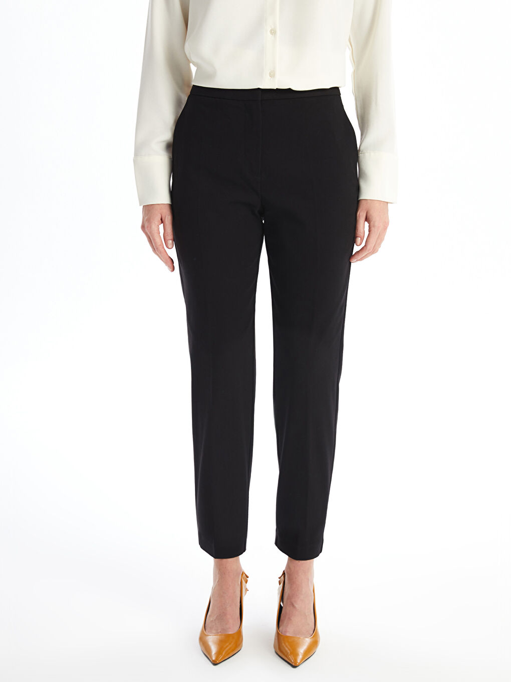 LCWAIKIKI Classic Standard Fit Women's Trousers -W4EG04Z8-CVL