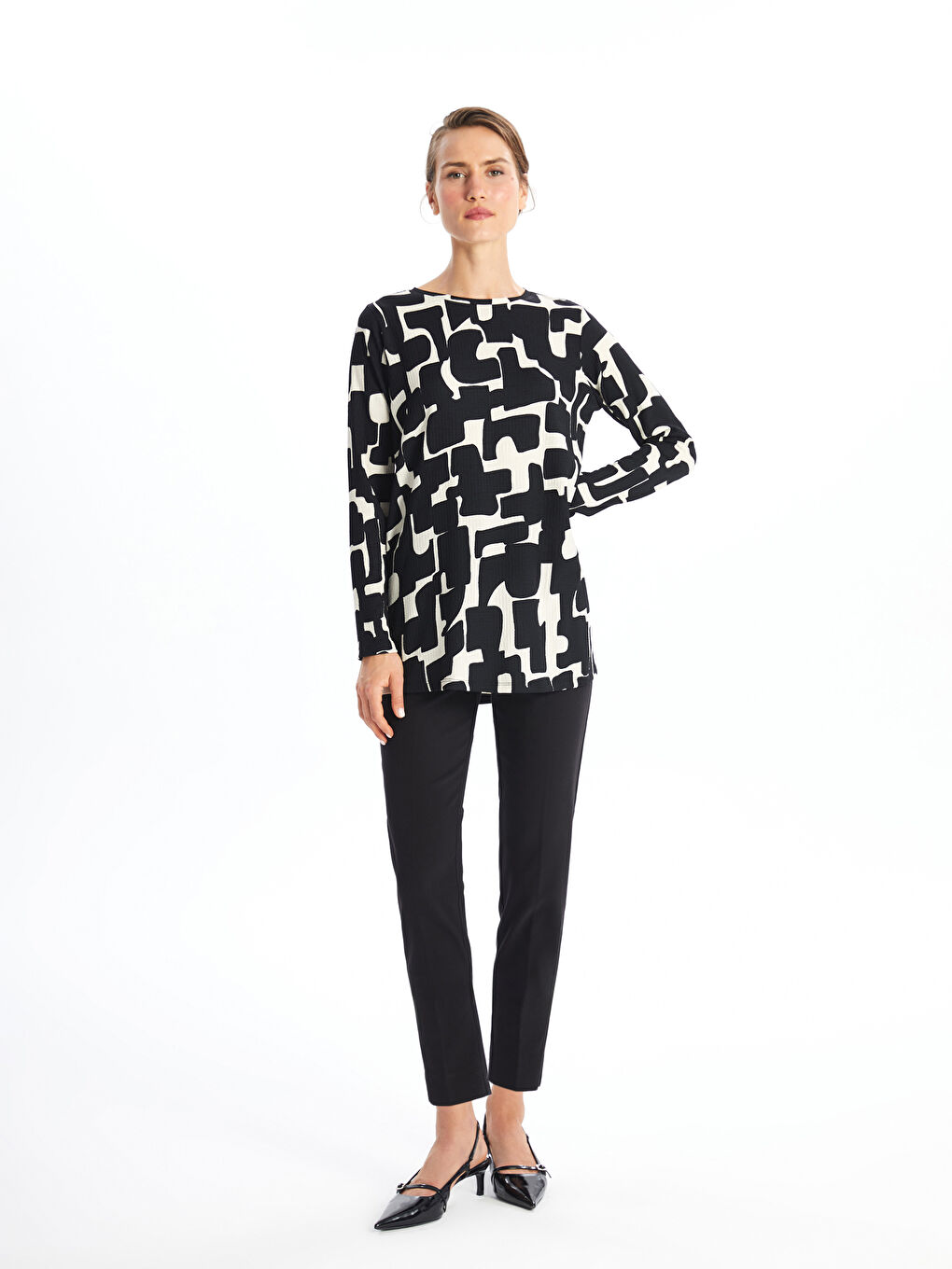 LC Waikiki Slim Fit Women's Cigarette Trousers -W4EG05Z8-CVL