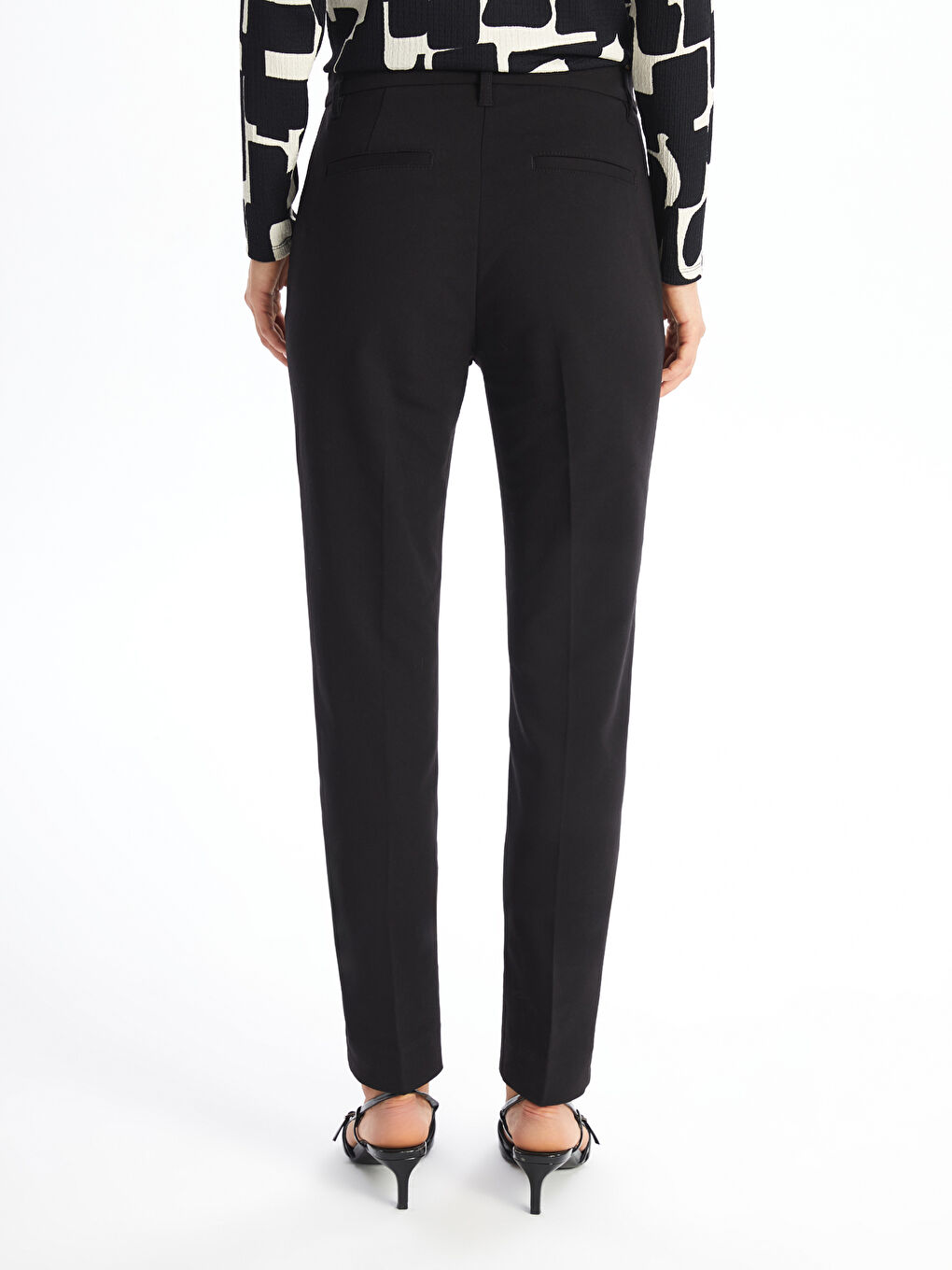 LC Waikiki Slim Fit Women's Cigarette Trousers -W4EG05Z8-CVL