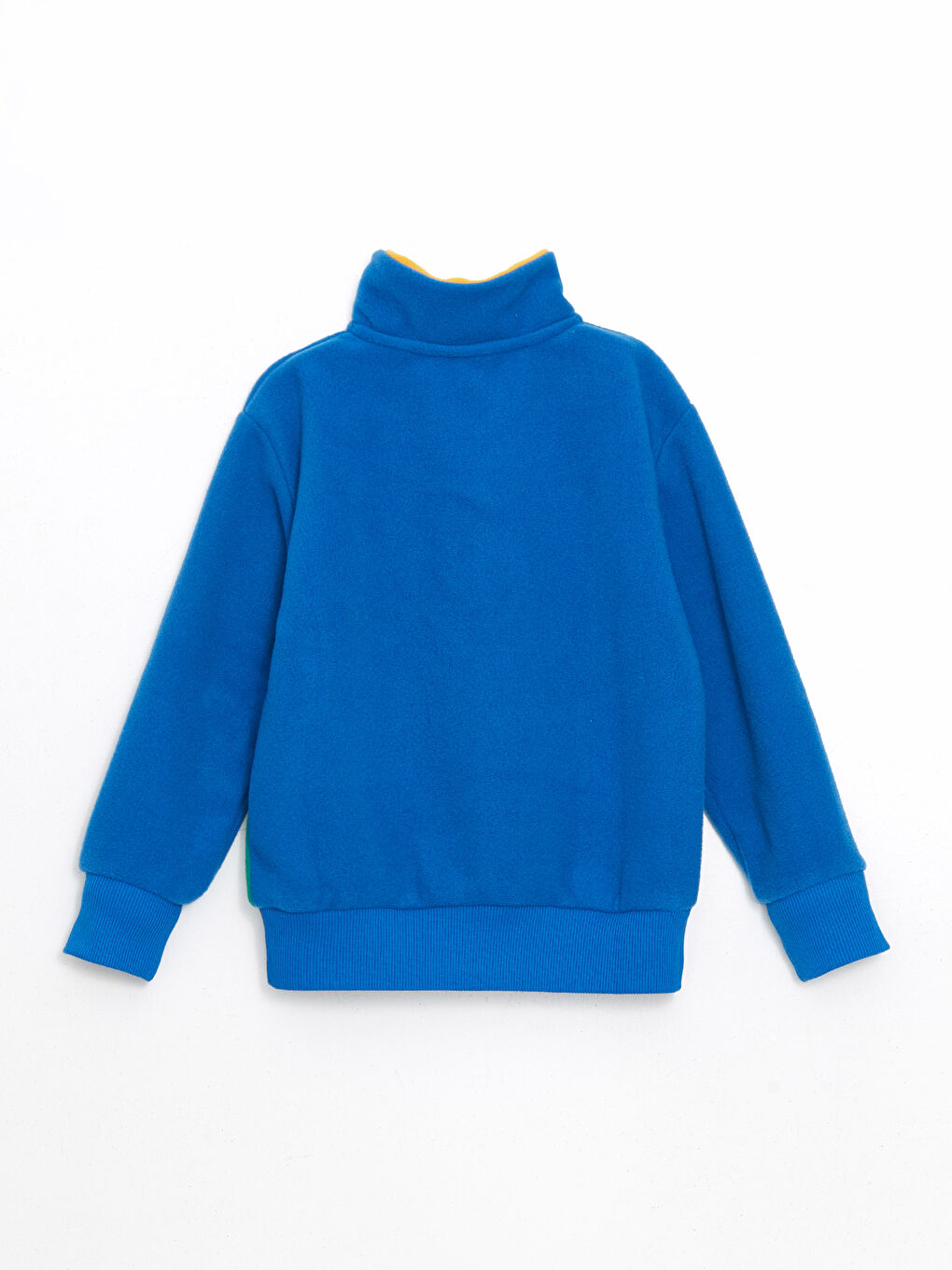 LCW Kids Mavi Dik Yaka Polar Erkek Çocuk Sweatshirt - 1