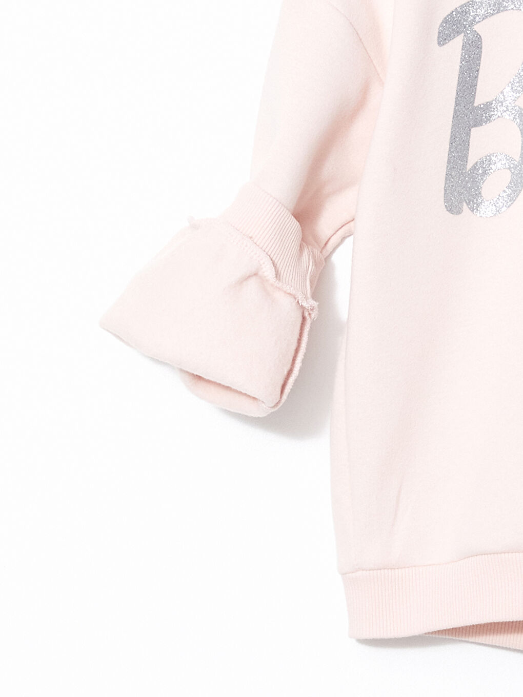 سويت شيرت تخين بياقة دائرية للبنات الرضع-1