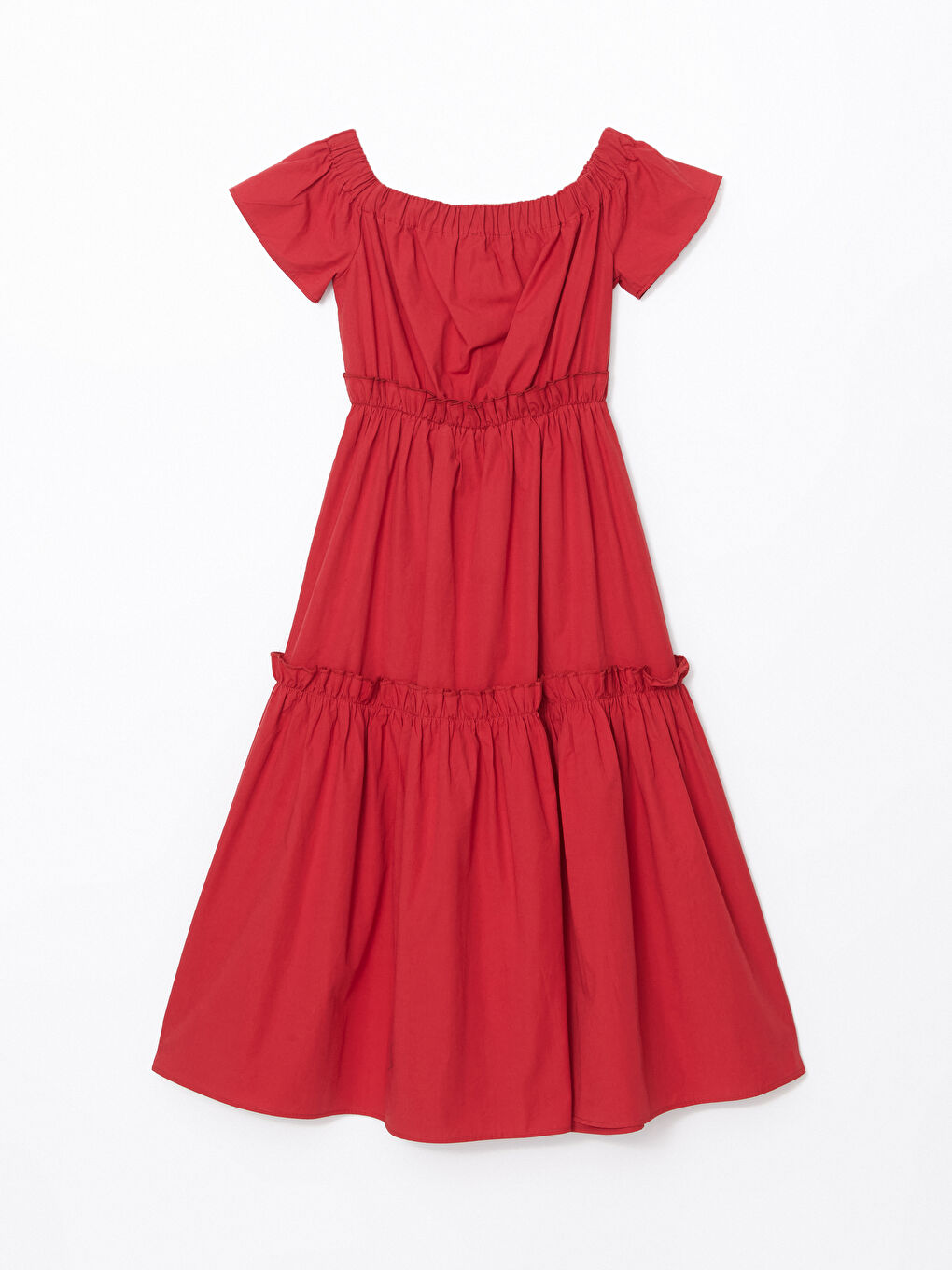 Slash Neck Women's Dress-5