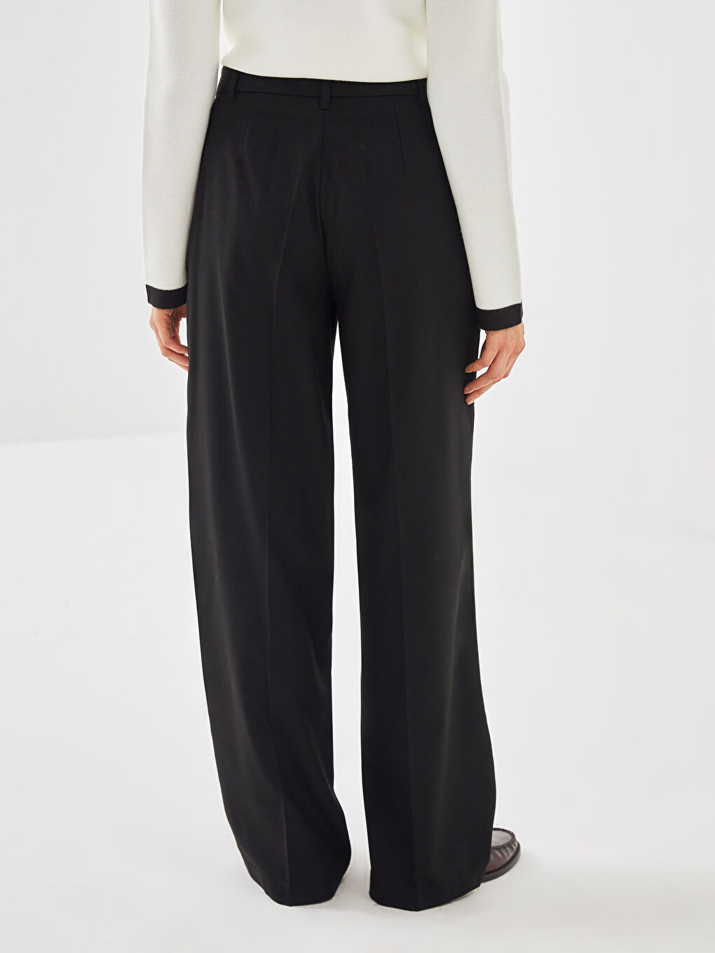 LCW Vision Regulär Geschnittene Damen Hose Mit Weitem Bein -W4EG82Z8-CVL