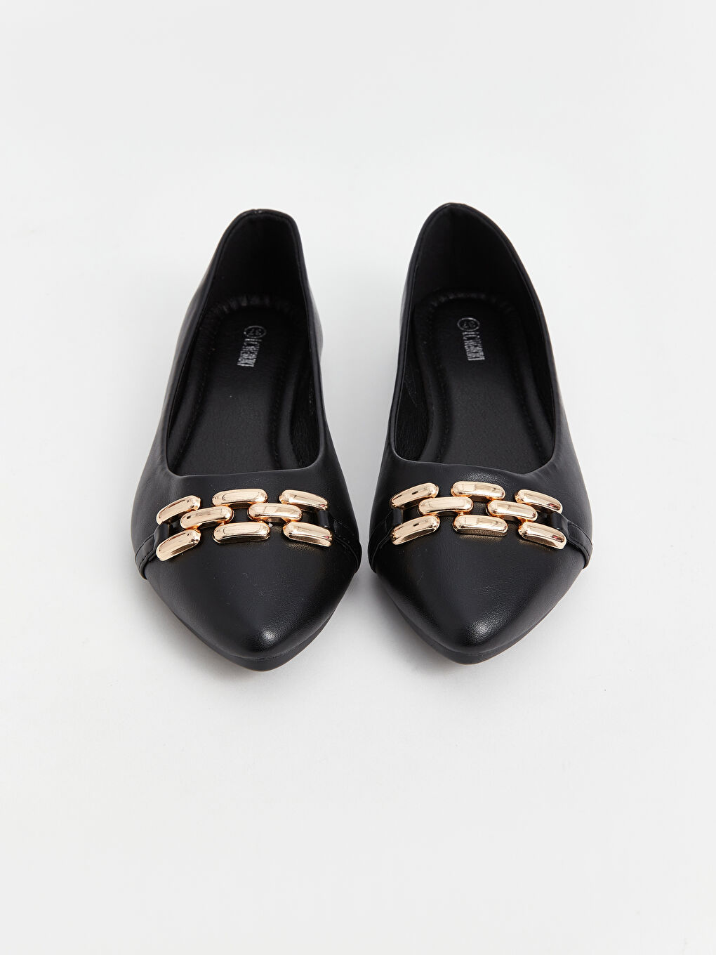 Pointed Toe Faux Leather Women's Ballet Flats-1