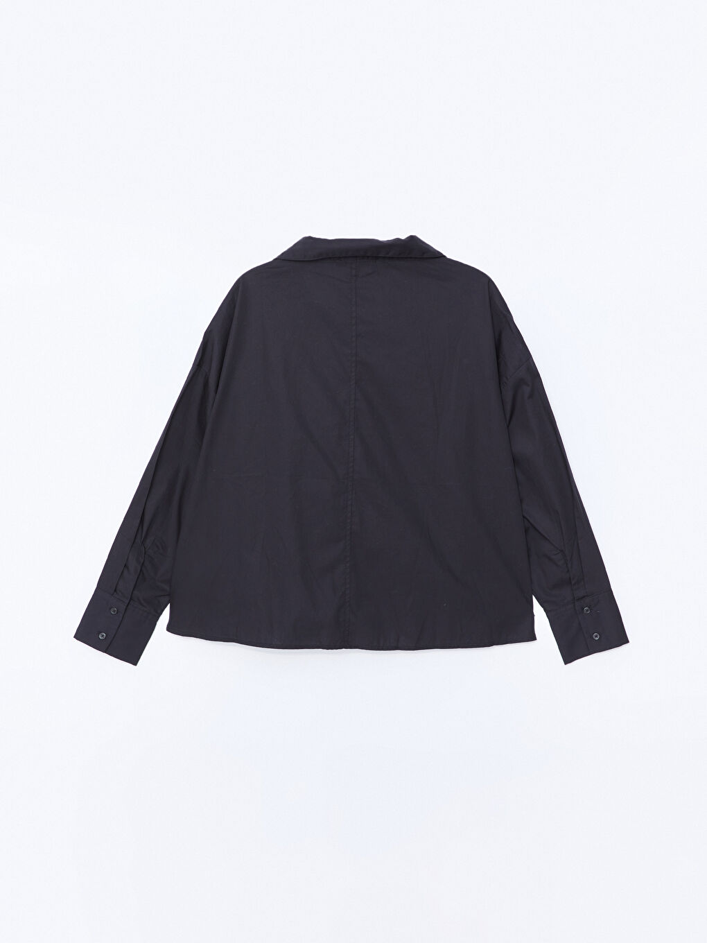 LCW Vision Collared Neck Oversize Women's Blouse -W4EH38Z8-CVL