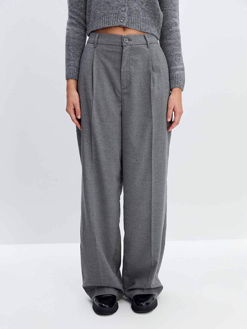 LCW Vision Loose Fit Kadın Pantolon -W4EH90Z8-JMD