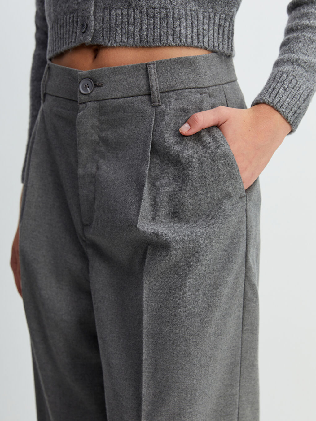LCW Vision Loose Fit Kadın Pantolon -W4EH90Z8-JMD