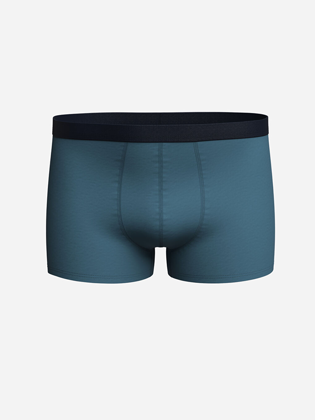 سراويل بوكسر قطن مطاطي بقصة عادية للرجال - ٣ قطع-1