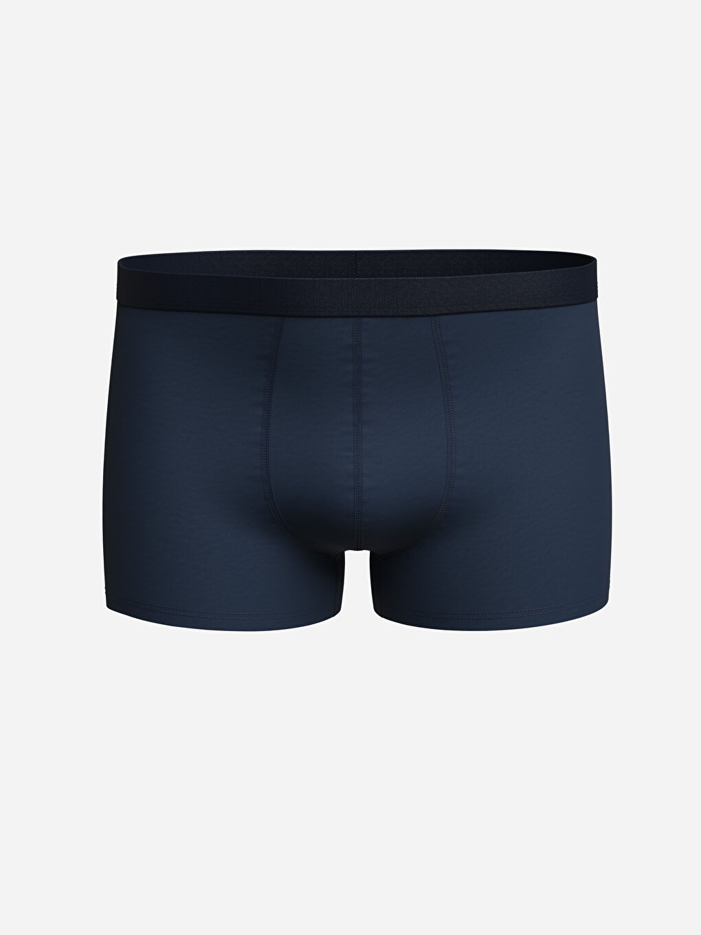 سراويل بوكسر قطن مطاطي بقصة عادية للرجال - ٣ قطع-3