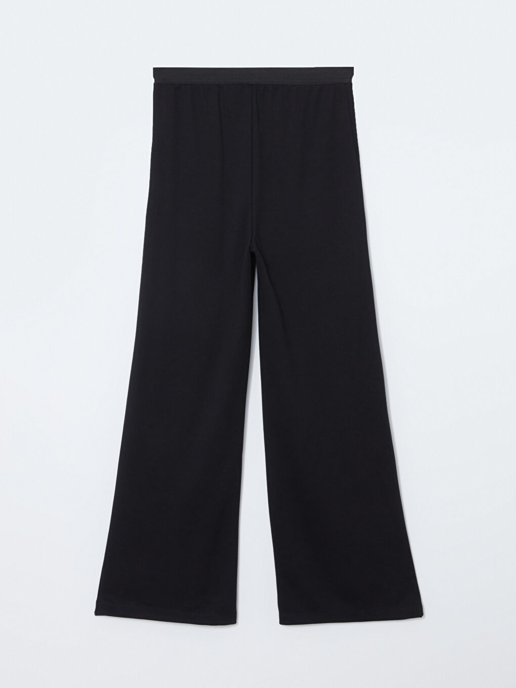 Elastic Waist Wide Leg Women's Trousers-5