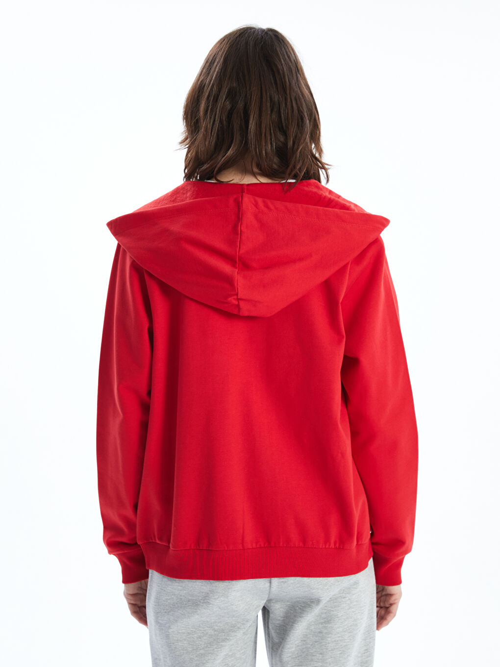 سويت شيرت بسحاب بكابوش للسيدات-3