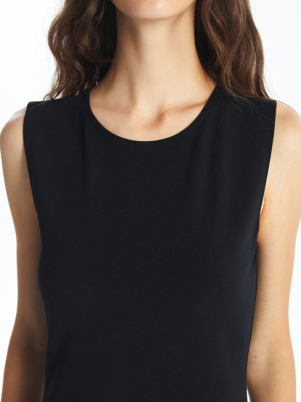 LCW Vision Crew Neck Women's Dress -W4EI67Z8-CVL