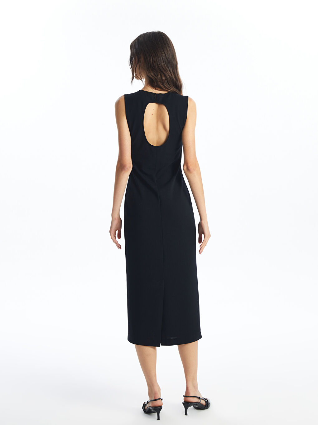 LCW Vision Crew Neck Women's Dress -W4EI67Z8-CVL