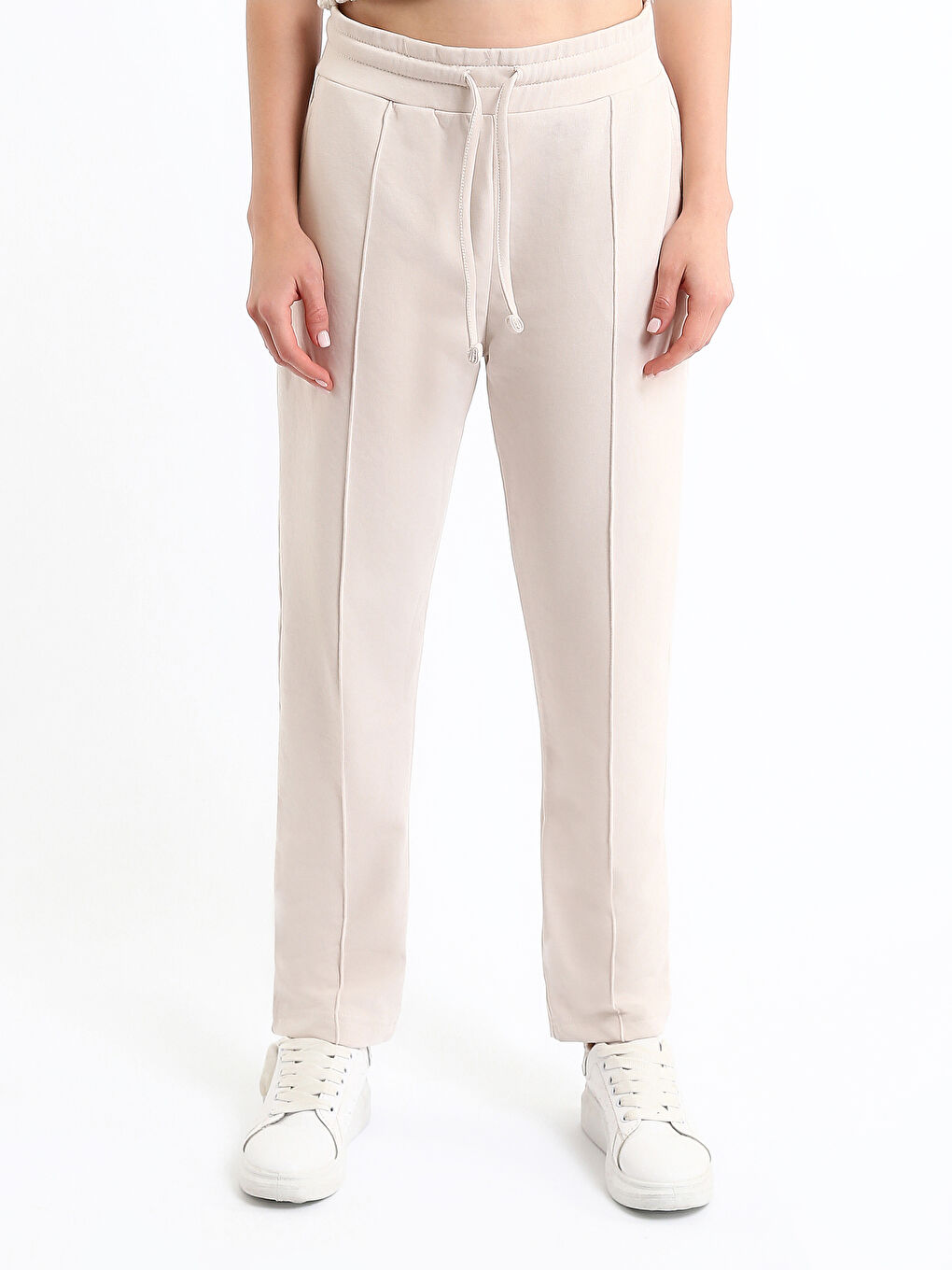 Elasticated Waist Women's Trousers-1