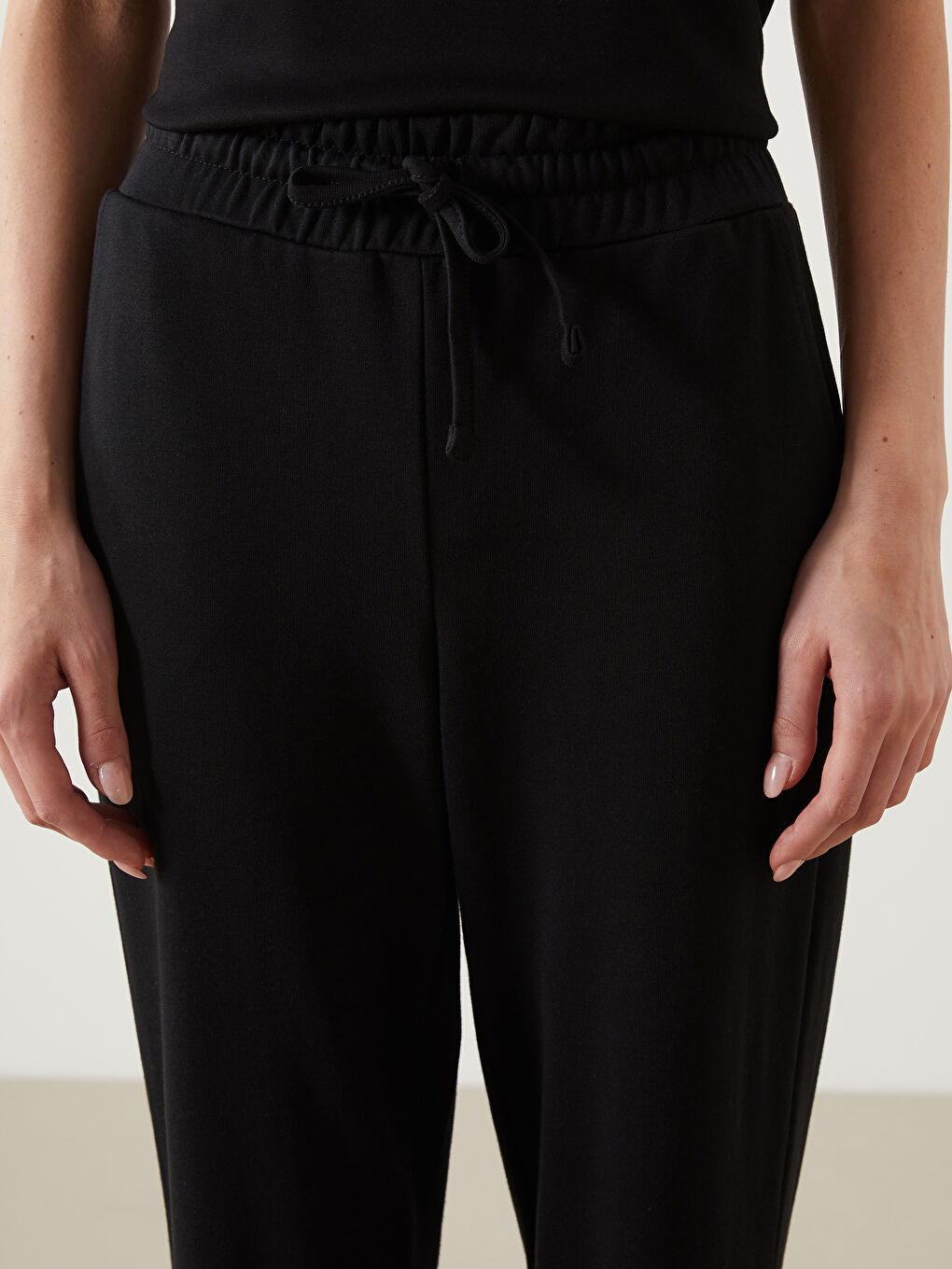 Pantalons de survêtement jogger à taille élastiquée pour Femmes-2