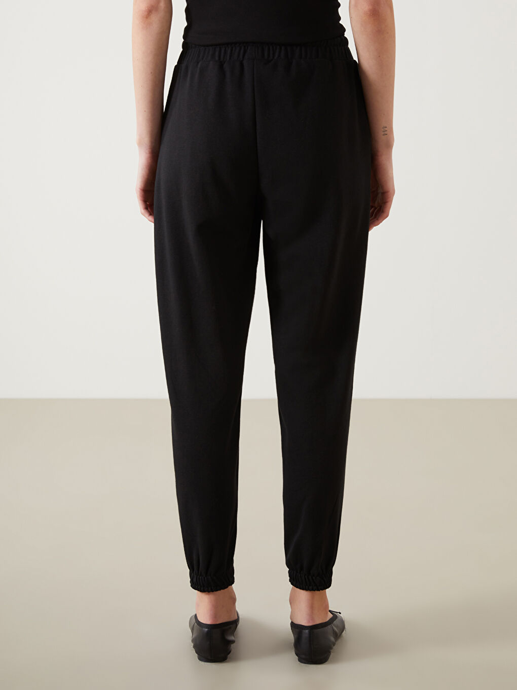 Pantalons de survêtement jogger à taille élastiquée pour Femmes-3