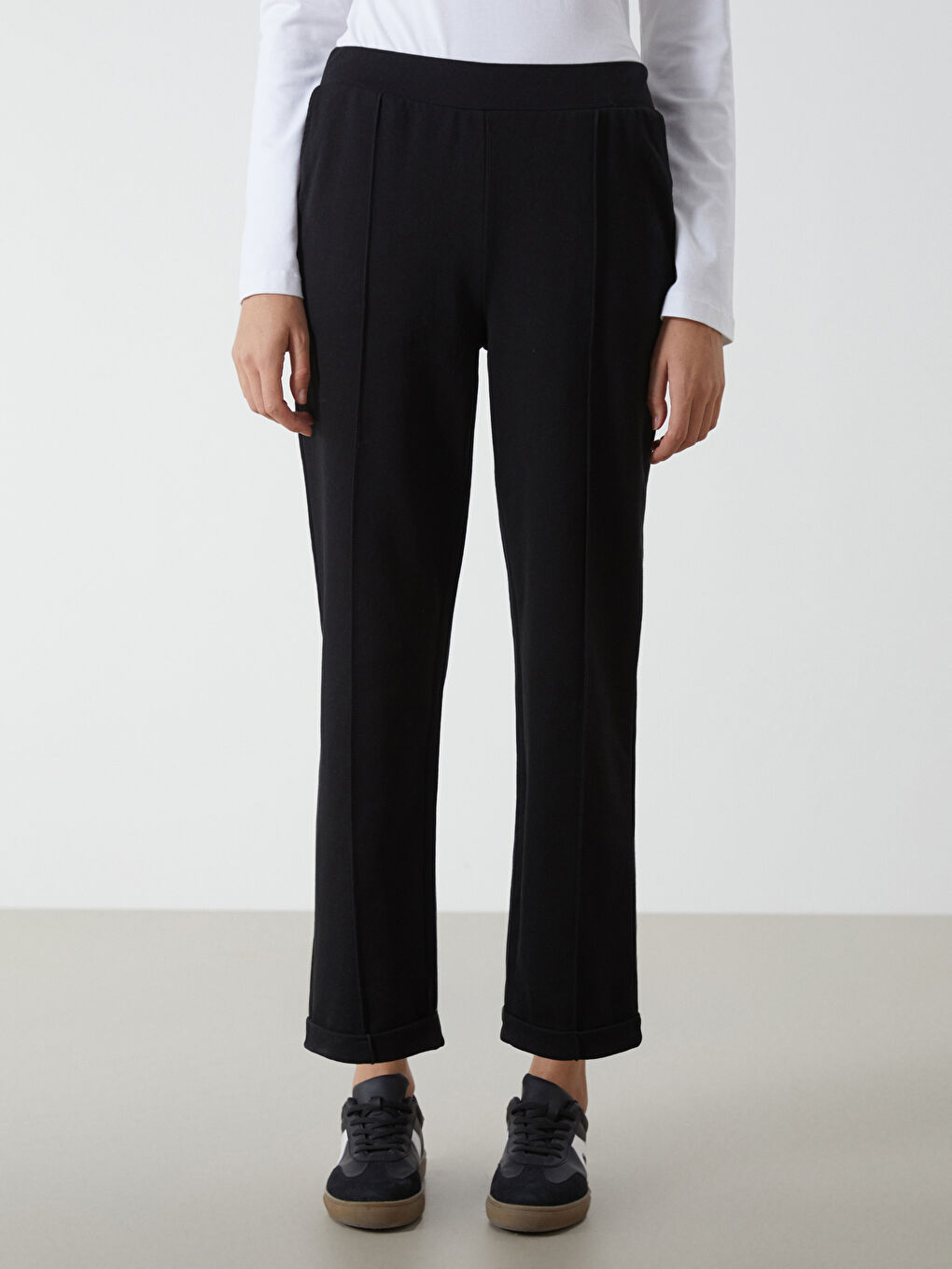Women's Sweatpants with Elastic Waist -W4EI90Z8-RQL