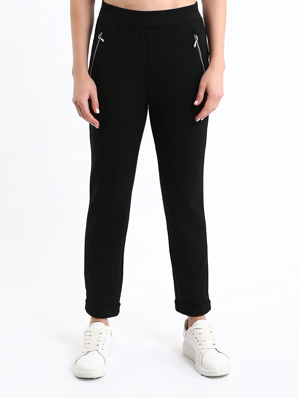Elasticated Waist Women's Sweatpants-1